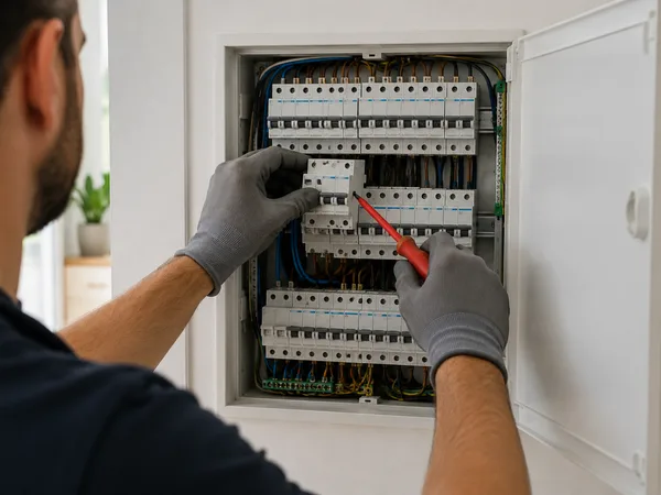 Quadros e disjuntores — Eletricidade ao domicílio