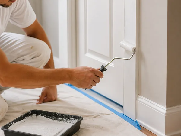 Portas e rodapés — Pintura ao domicílio